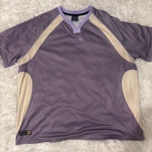 Puma women’s Purple and Cream Athletic Shirt